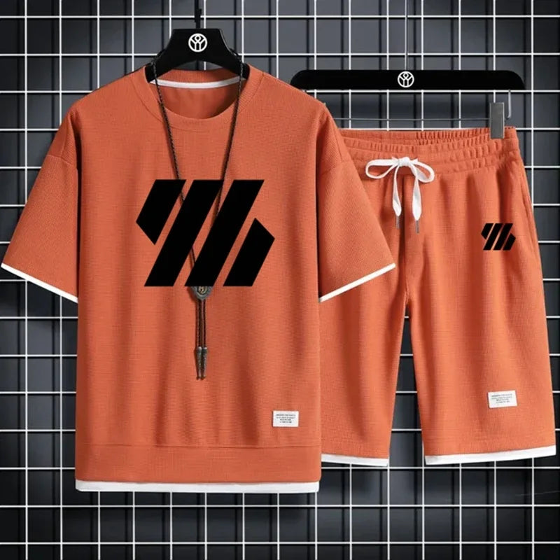 Mens Sports Suit Fashion Tracksuit