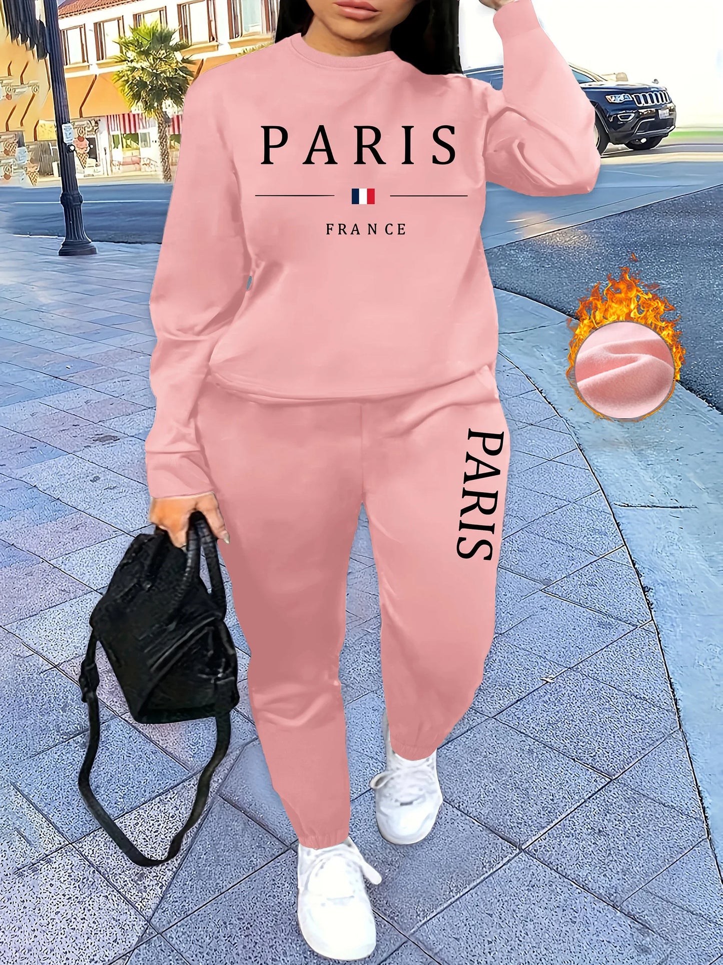 Womans Tracksuit Two Piece Set