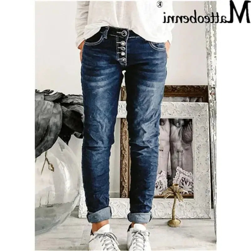Women's Breasted Jeans