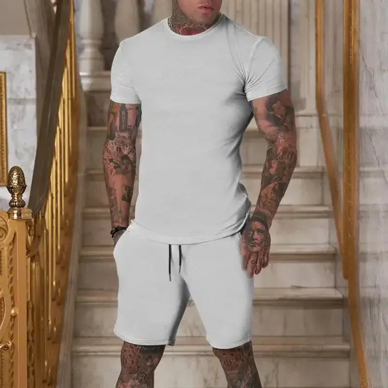Sports Suit Men Breathable T-shirt
