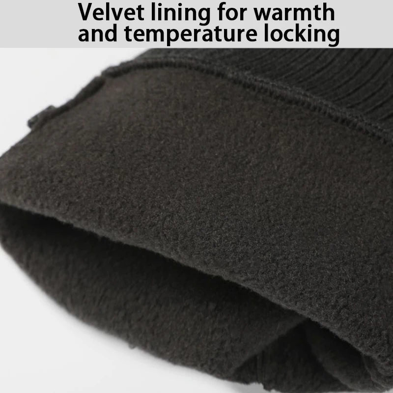 Winter Warm Gloves for Men Waterproof Touch Screen