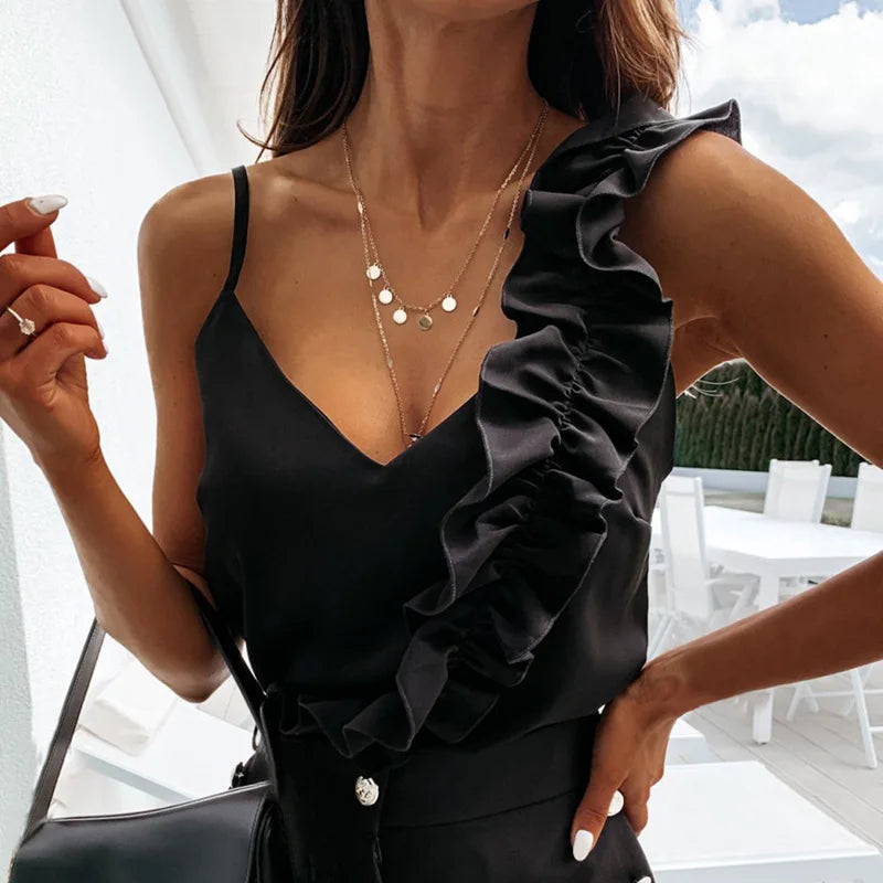 Women Summer Blouse Shirts Sexy