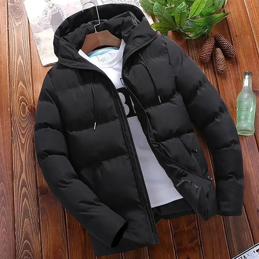 Men's Thick Puffer Hooded Jacket