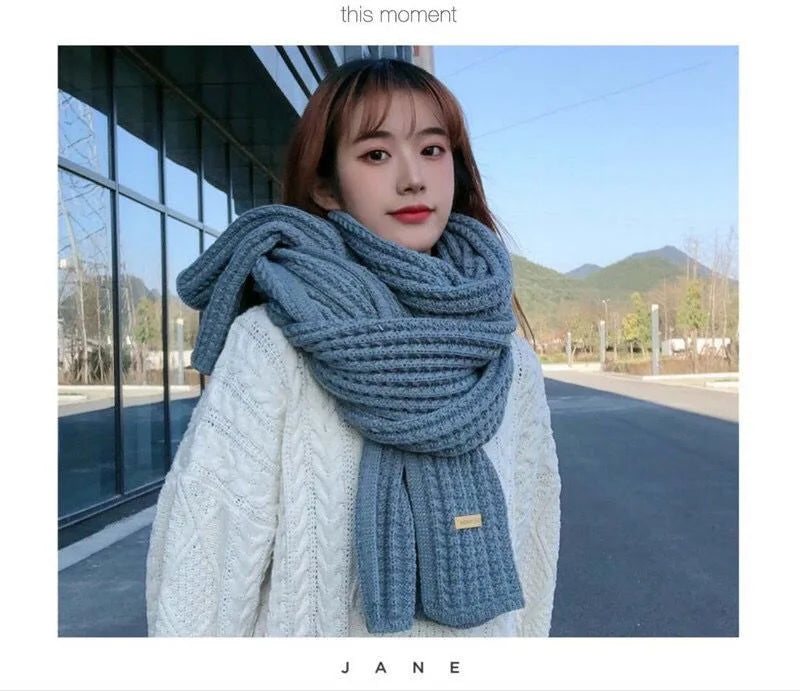 Sweet Knitted Scarf For Women