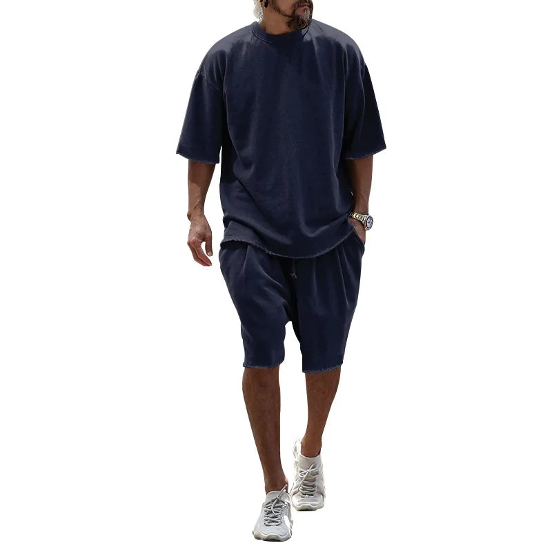Men Tracksuit Casual Cotton