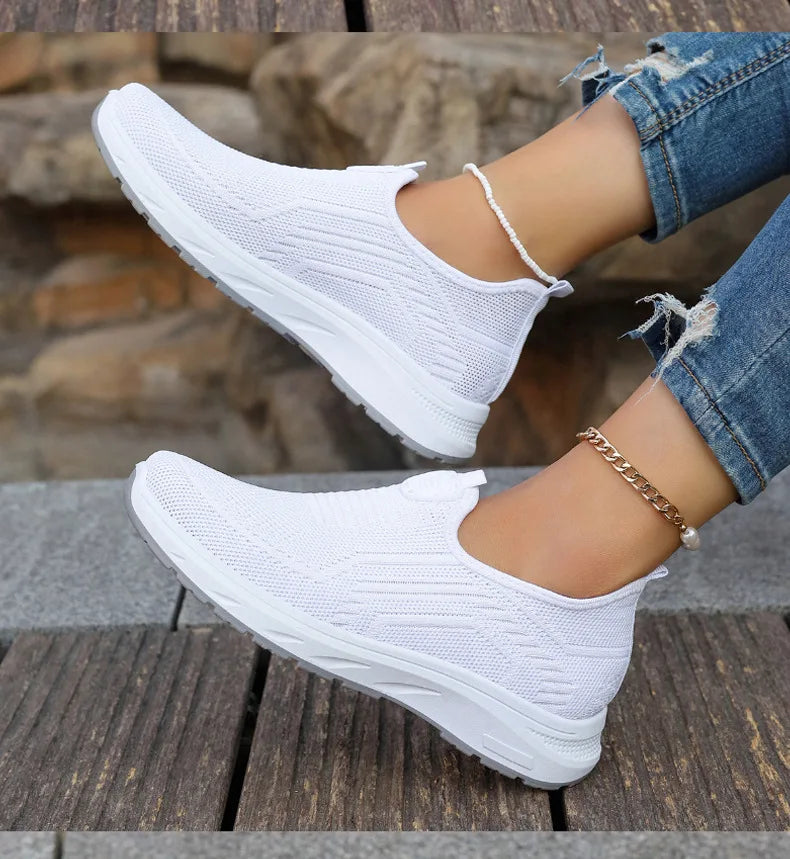 Women Shoes Breathable Flats Elastic