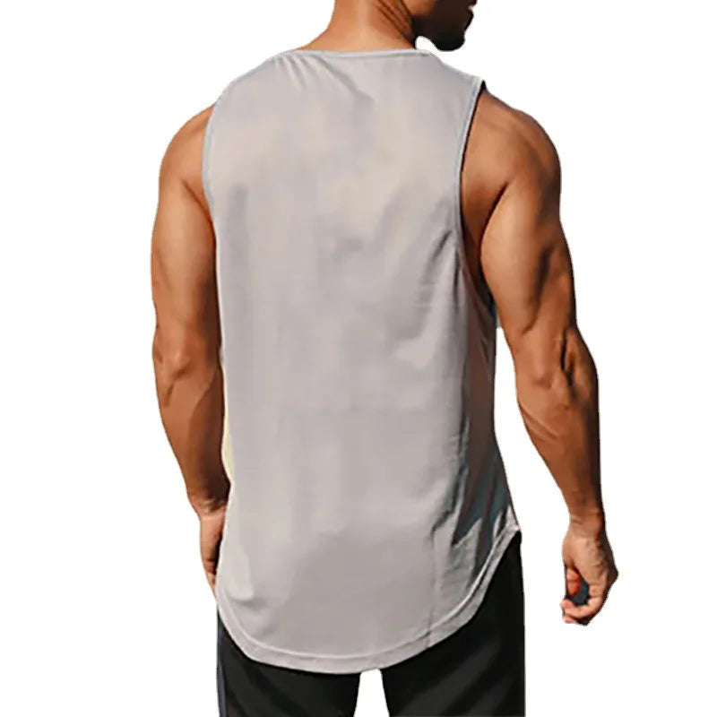 Summer Men's Gym Tank Top Fitness