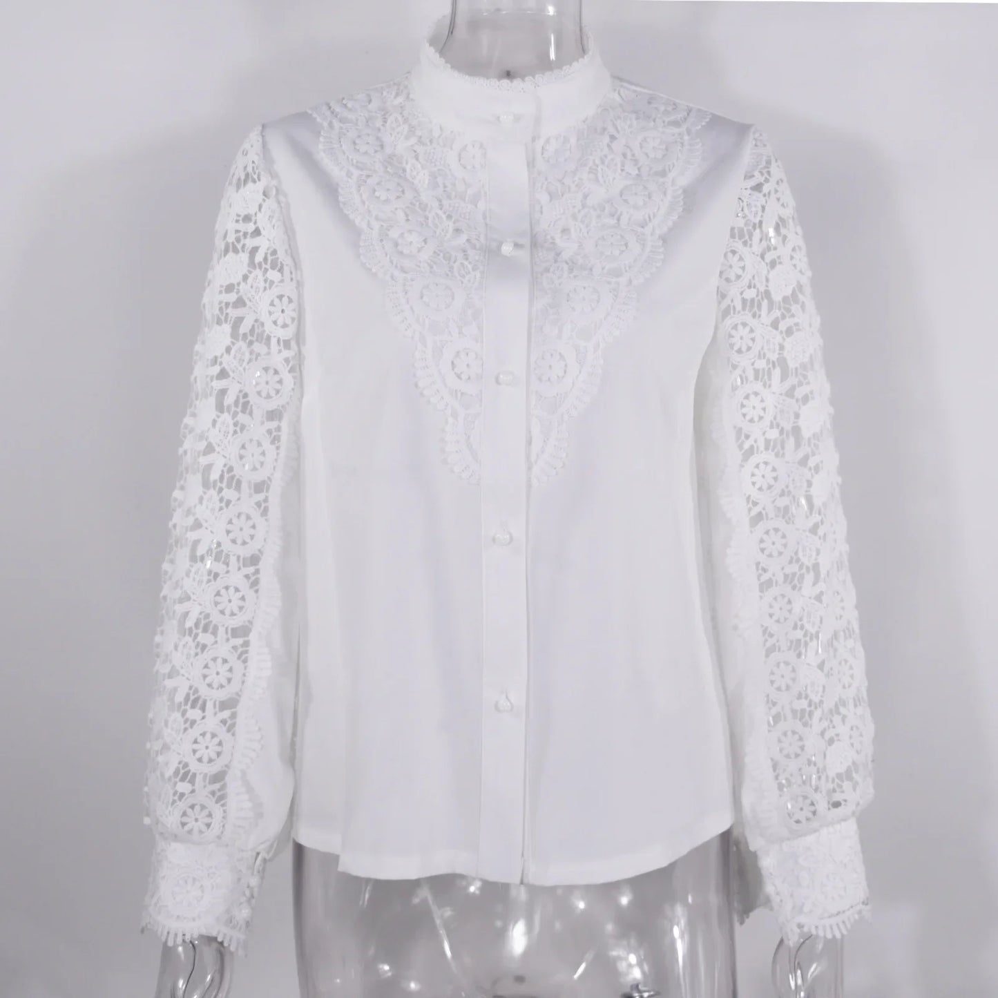 Women's Blouses White Office Spring Casual