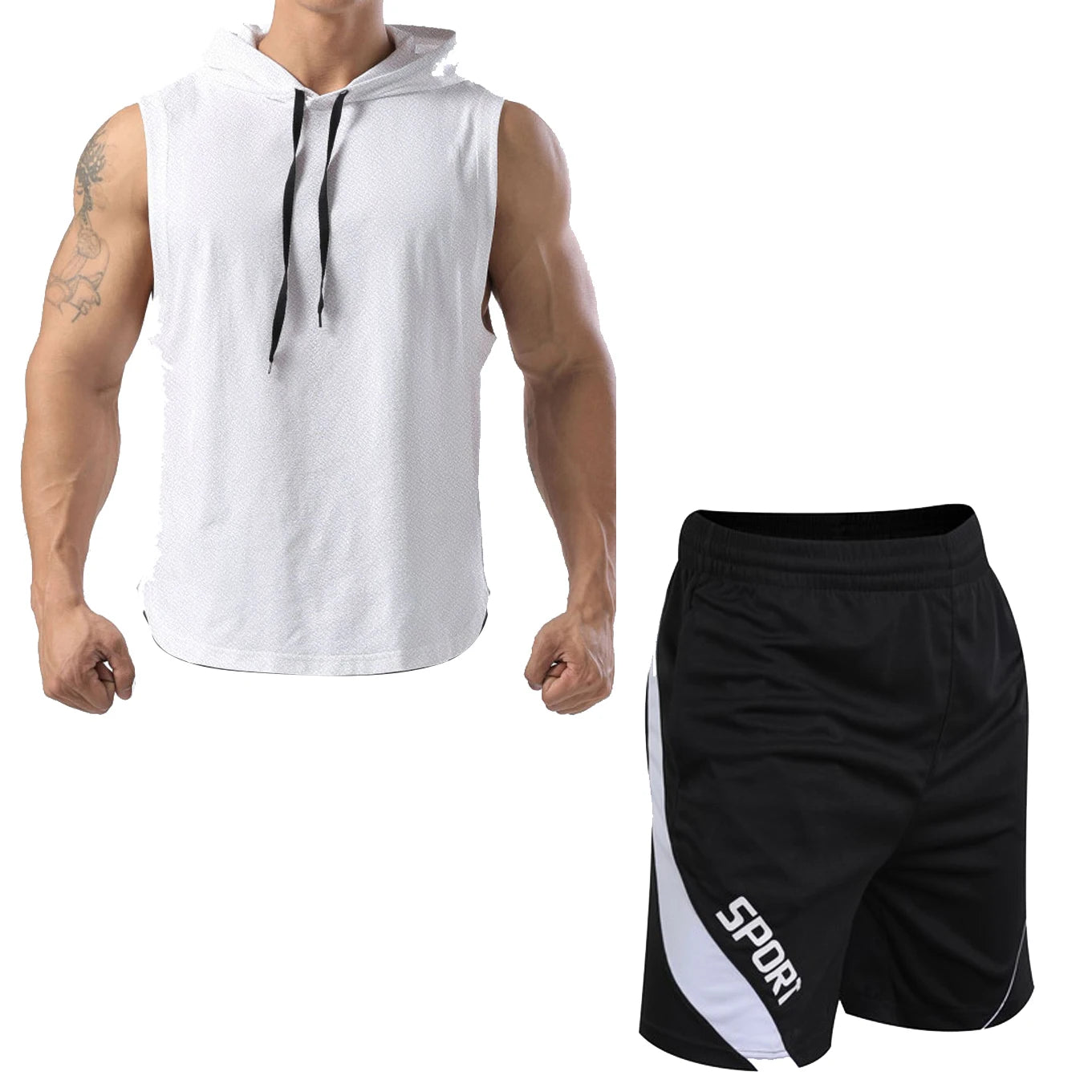 New Summer Men's Two Piece Set Casual