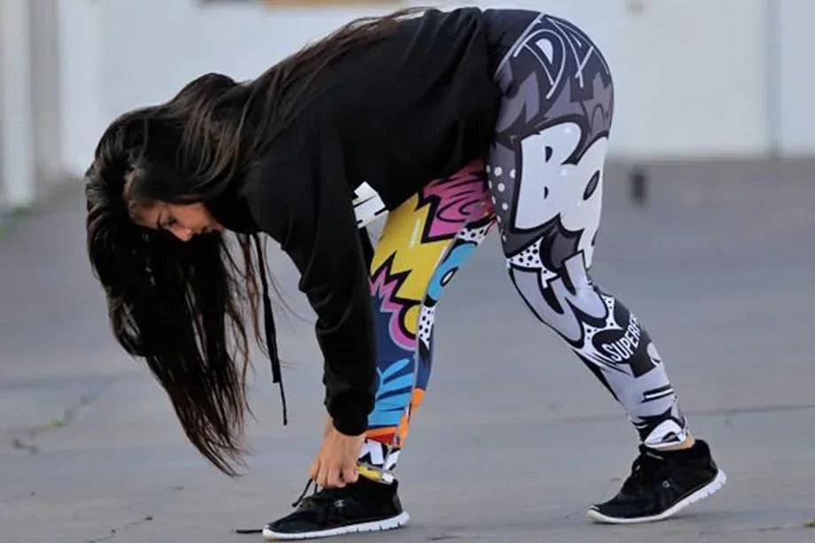 Women's Digital Print Leggings Workout