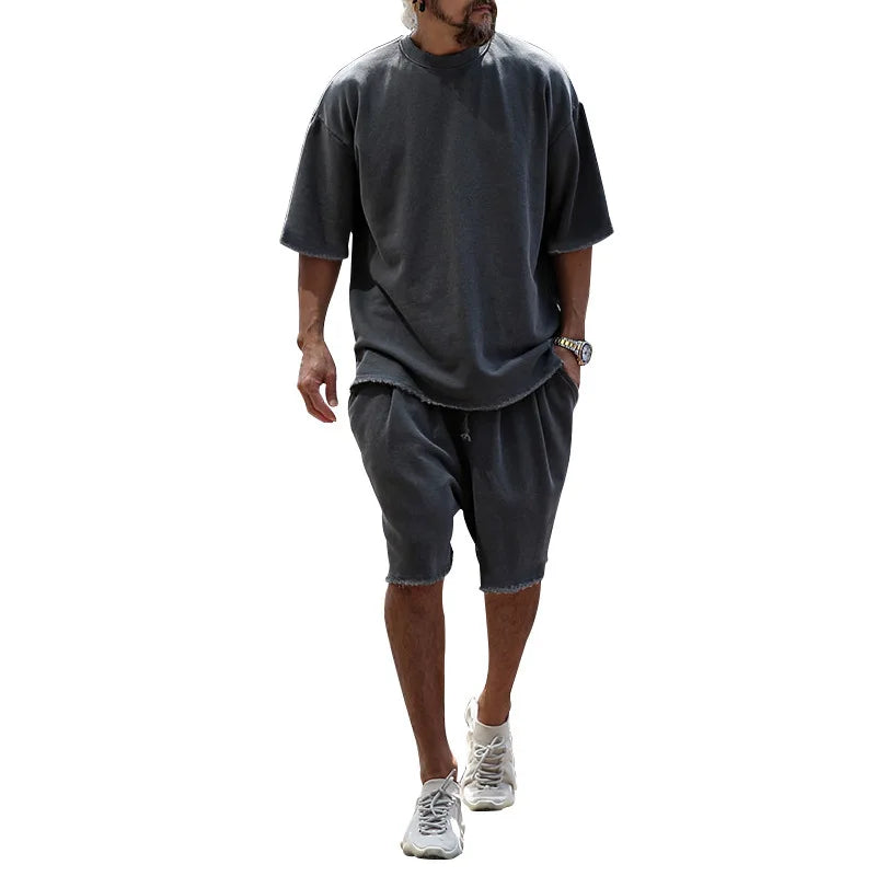 Men Tracksuit Casual Cotton