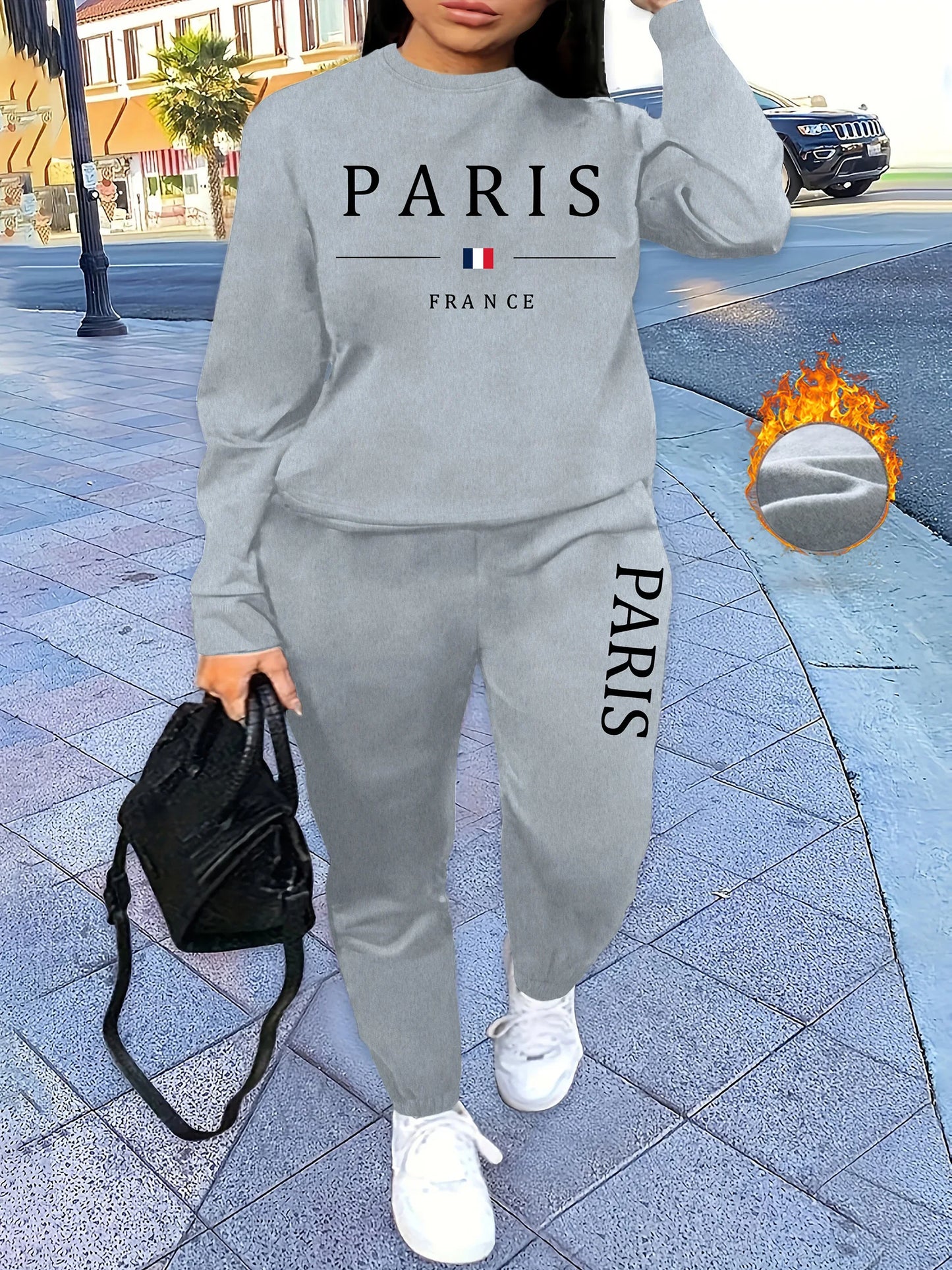 Womans Tracksuit Two Piece Set