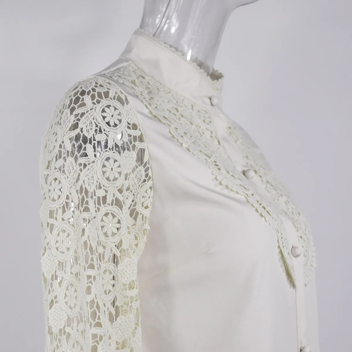 Women's Blouses White Office Spring Casual