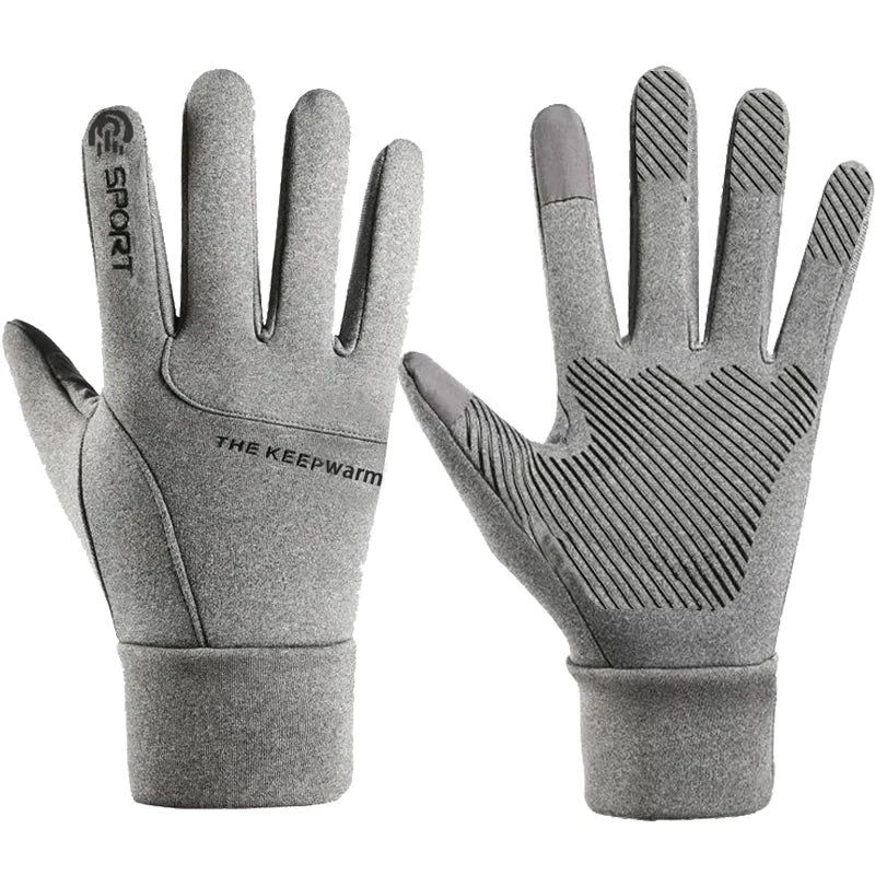 Winter Warm Gloves for Men Waterproof Touch Screen