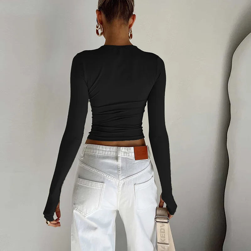 Fashion Women T-shirt Long