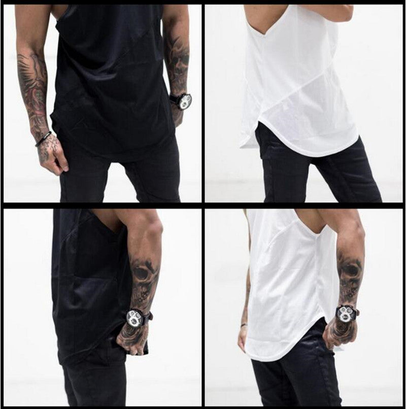 NEW Bodybuilding Sporty Tank Tops Men Gym Fitness