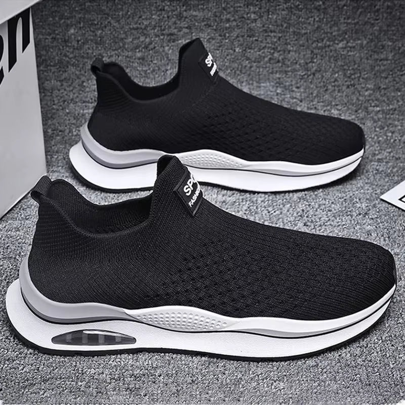 Man New Fashion Sneakers Breathable Trend Style 2024 Spring Summer Men'S Sneaker Mesh Fabric Slip on Male Sneakers Mens Shoes