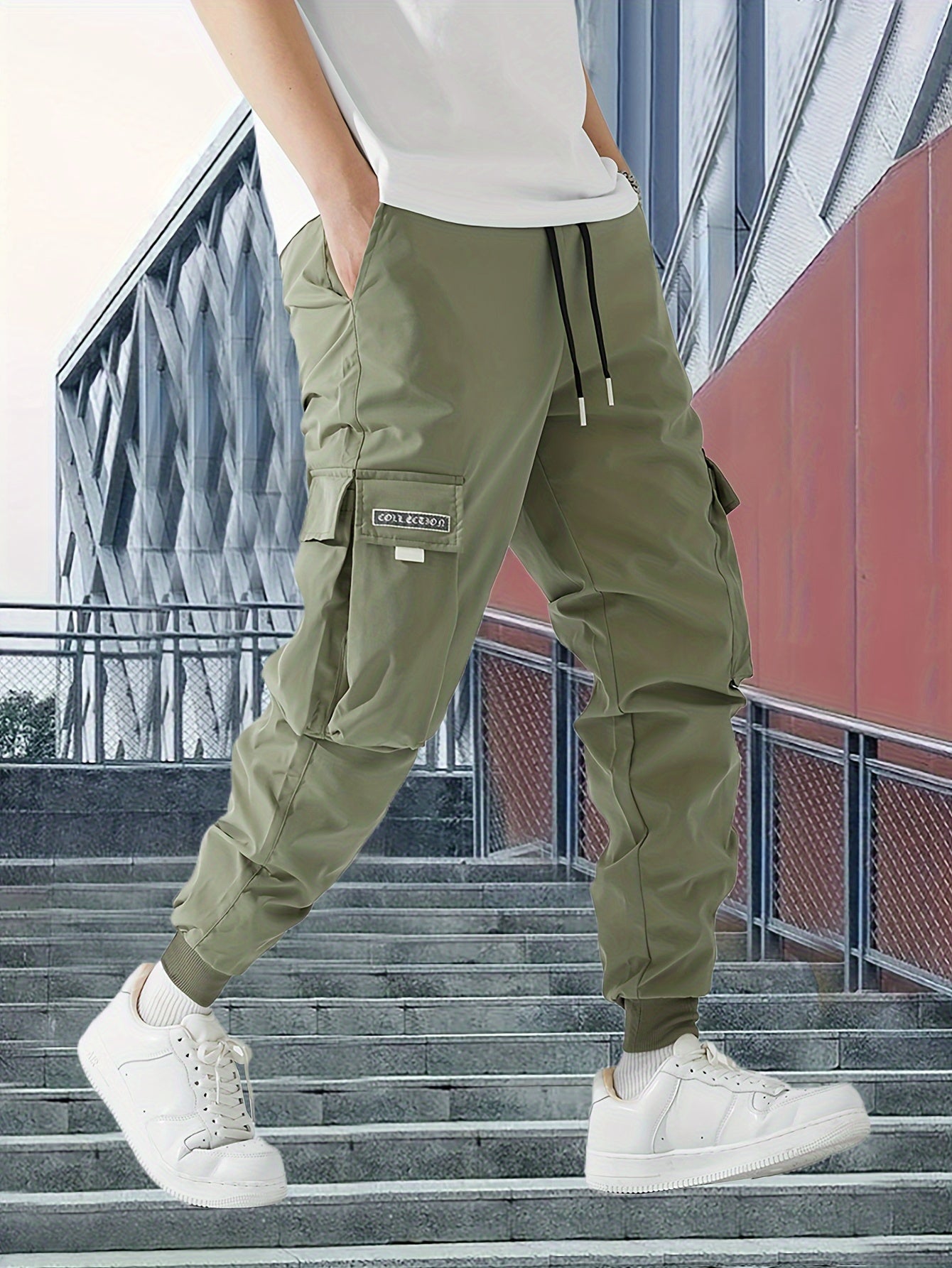 Trendy Men Casual Cargo Pants