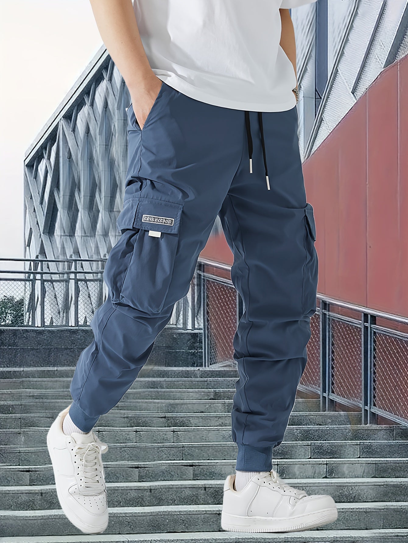Trendy Men Casual Cargo Pants